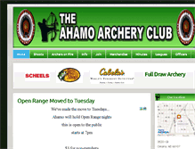 Tablet Screenshot of ahamoarcheryclub.com